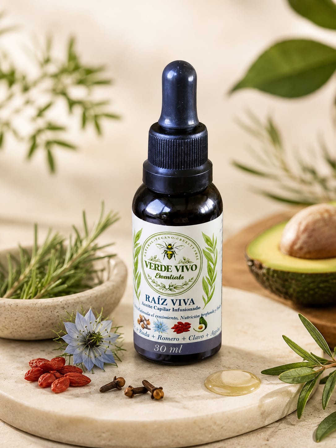 Aceite Capilar Raíz Viva 2