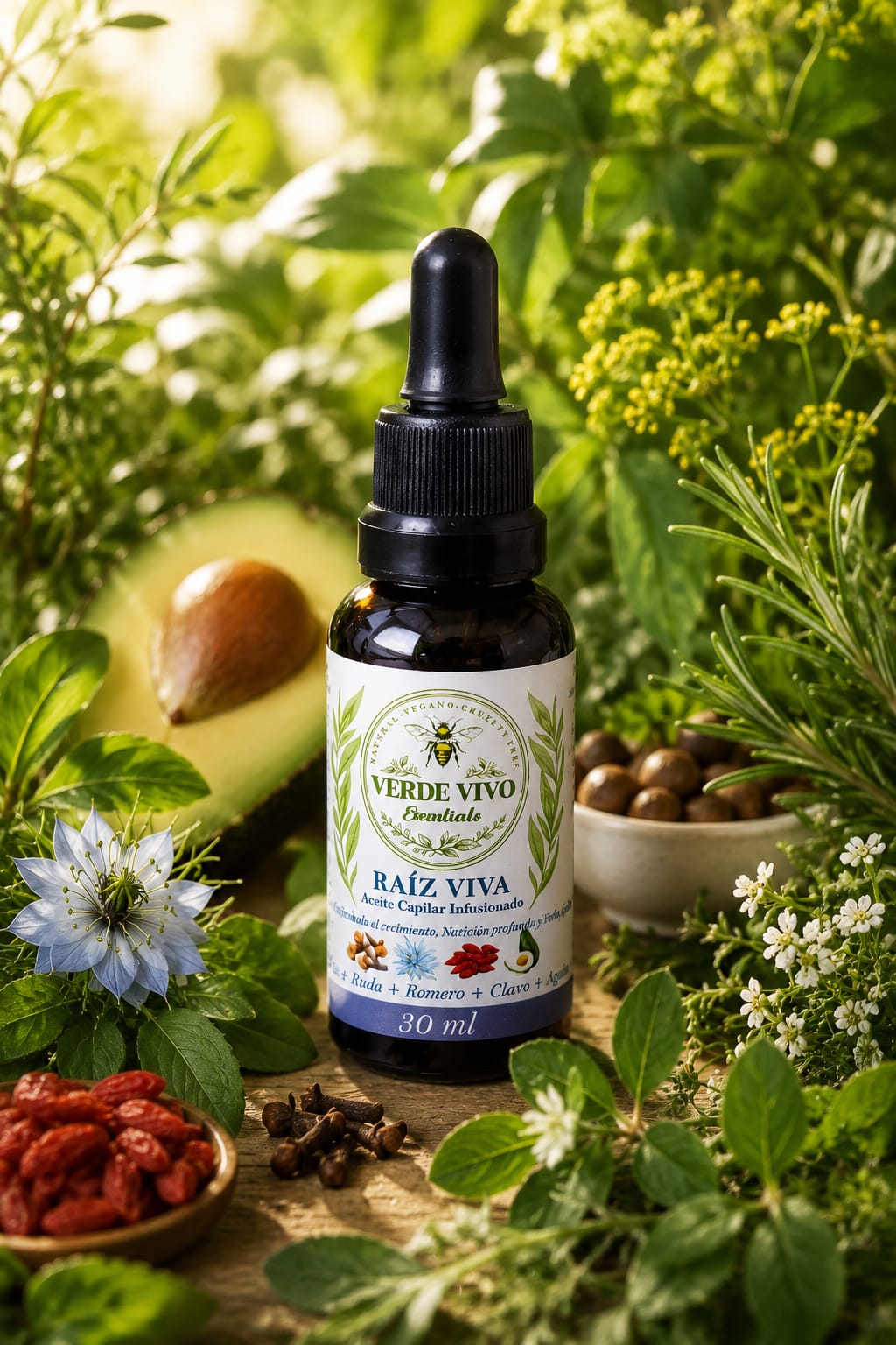 Aceite Capilar Raíz Viva 4