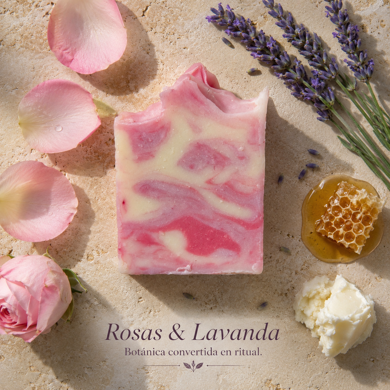Jabón de Rosas & Lavanda 3